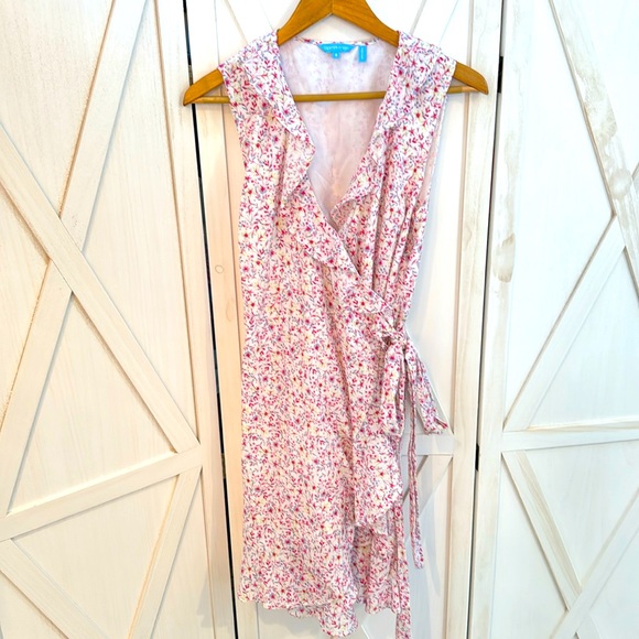 Draper James Floral Cotton Wrap Dress - Picture 1 of 3